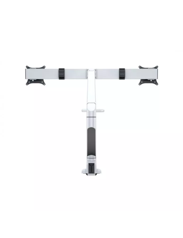 MULTIBRACKETS 6379 Support de table articulé Multibrackets Gas Lift Arm w. Duo Crossbar - 2 écrans de 15"- 28" VESA Max 100x100