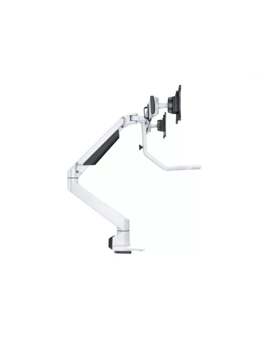 MULTIBRACKETS 6379 Support de table articulé Multibrackets Gas Lift Arm w. Duo Crossbar - 2 écrans de 15"- 28" VESA Max 100x100