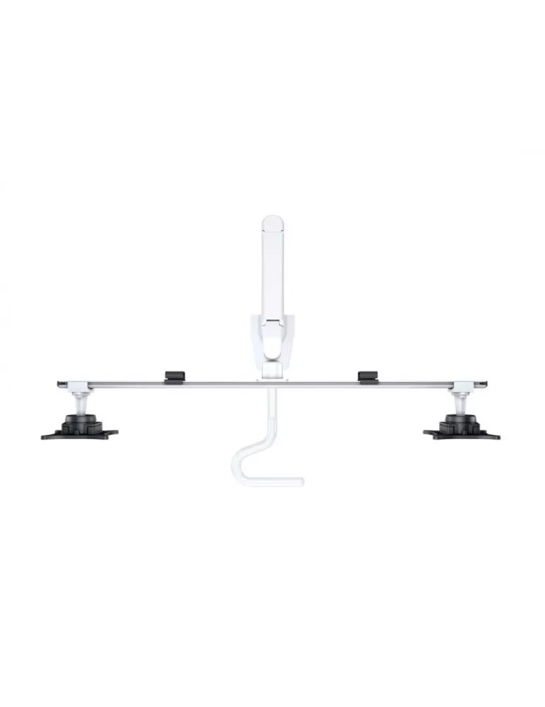 MULTIBRACKETS 6379 Articulated table support Multibrackets Gas Lift Arm w. Duo Crossbar - 2 screens 15 - 28  VESA Max 100x100