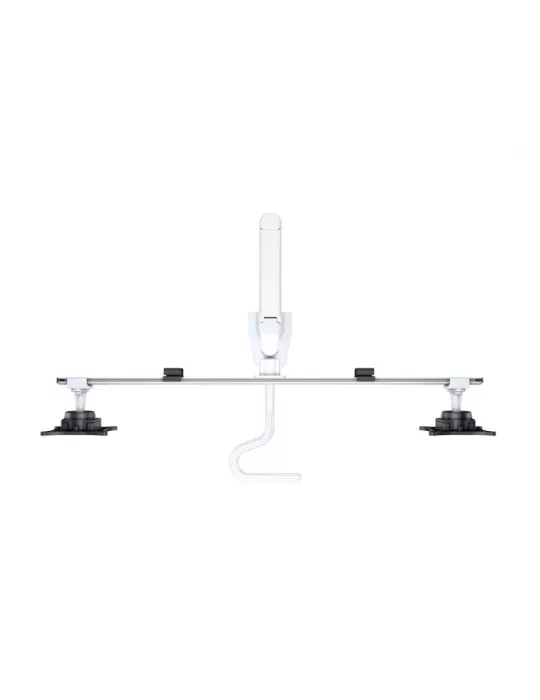 MULTIBRACKETS 6379 Gelenkige Tischhalterung Multibrackets Gas Lift Arm w. Duo Crossbar - 2 Bildschirme von 15 -28  VESA Max 10