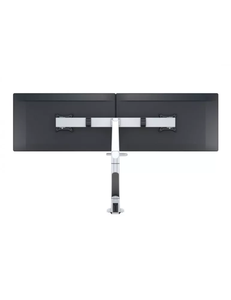MULTIBRACKETS 6379 Support de table articulé Multibrackets Gas Lift Arm w. Duo Crossbar - 2 écrans de 15"- 28" VESA Max 100x100