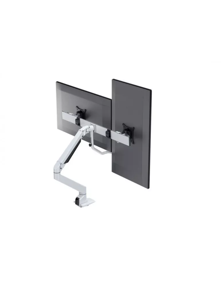 MULTIBRACKETS 6379 Gelenkige Tischhalterung Multibrackets Gas Lift Arm w. Duo Crossbar - 2 Bildschirme von 15 -28  VESA Max 10