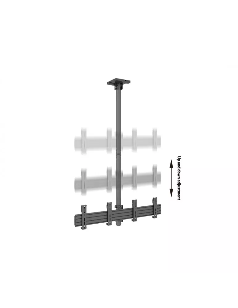 MULTIBRACKETS 2253 Menuboard Multibrackets MBC2X1U Montaje en techo Pro - 2 pantallas 30 -42  VESA Max 200x200 MULTIBRACKETS M