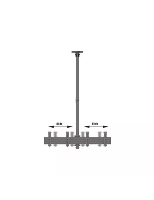 MULTIBRACKETS 2253 Menuboard Multibrackets MBC2X1U Montaje en techo Pro - 2 pantallas 30 -42  VESA Max 200x200 MULTIBRACKETS M