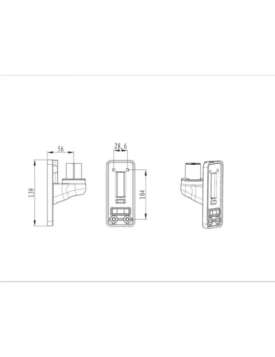 MULTIBRACKETS 1374 Adaptateur pour support mural MultibracketsWall Adapter Single MULTIBRACKETS MUL1374 | MusicGoodDeal