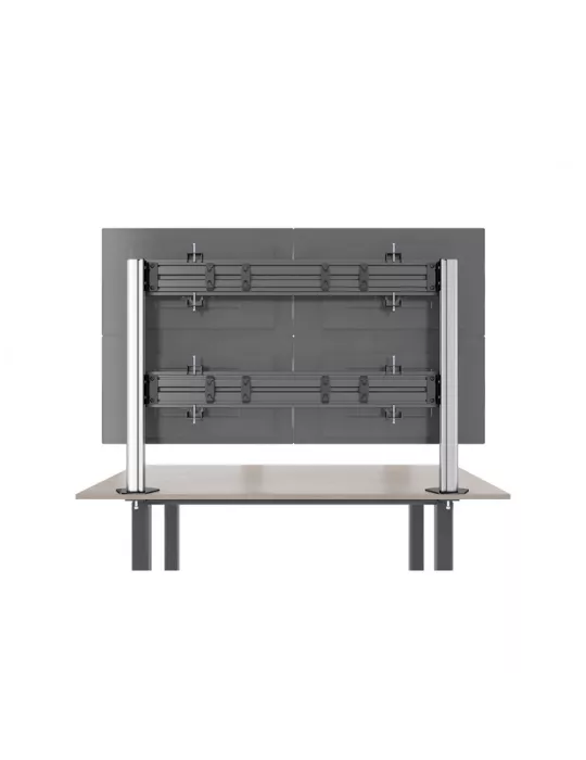 MULTIBRACKETS 5544 Multibrackets table stand Deskmunt Column Pro 4x1 MBDM4x1U - 4 screens 15-32  VESA Max 100x100 MULTIBRACKET