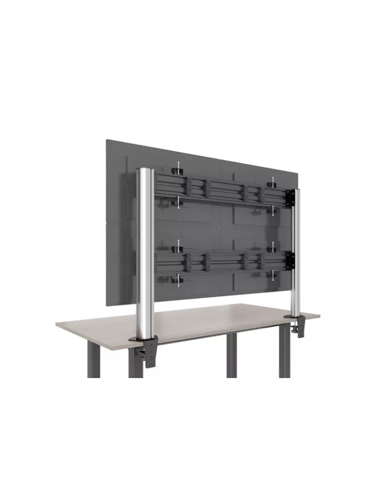 MULTIBRACKETS 5544 Multibrackets table stand Deskmunt Column Pro 4x1 MBDM4x1U - 4 screens 15-32  VESA Max 100x100 MULTIBRACKET