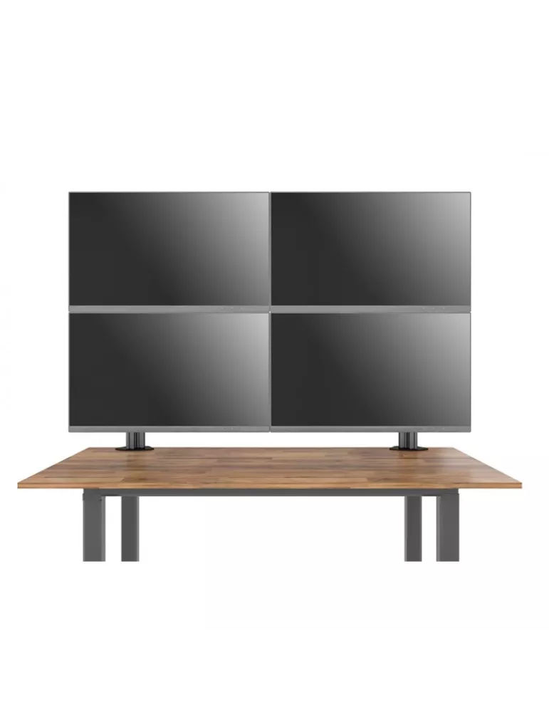 MULTIBRACKETS 5544 Multibrackets table stand Deskmunt Column Pro 4x1 MBDM4x1U - 4 screens 15-32  VESA Max 100x100 MULTIBRACKET
