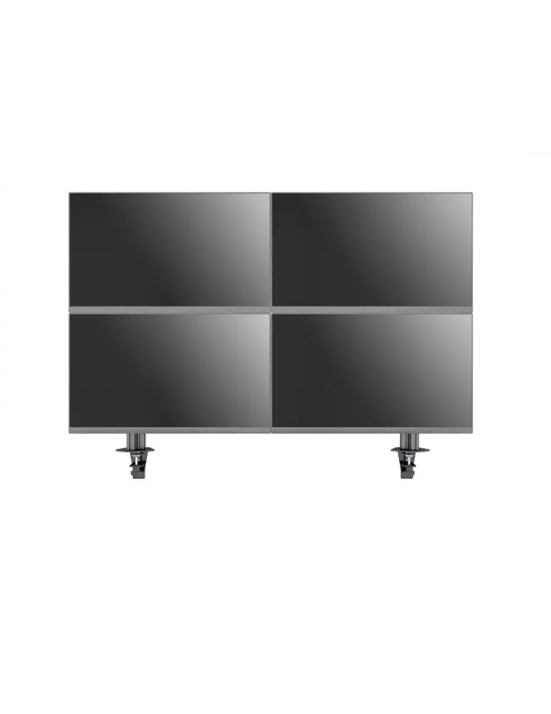 MULTIBRACKETS 5544 Tischständer Multibrackets Deskmunt Column Pro 4x1 MBDM4x1U - 4 Monitore 15-32  VESA Max 100x100 MULTIBRACK