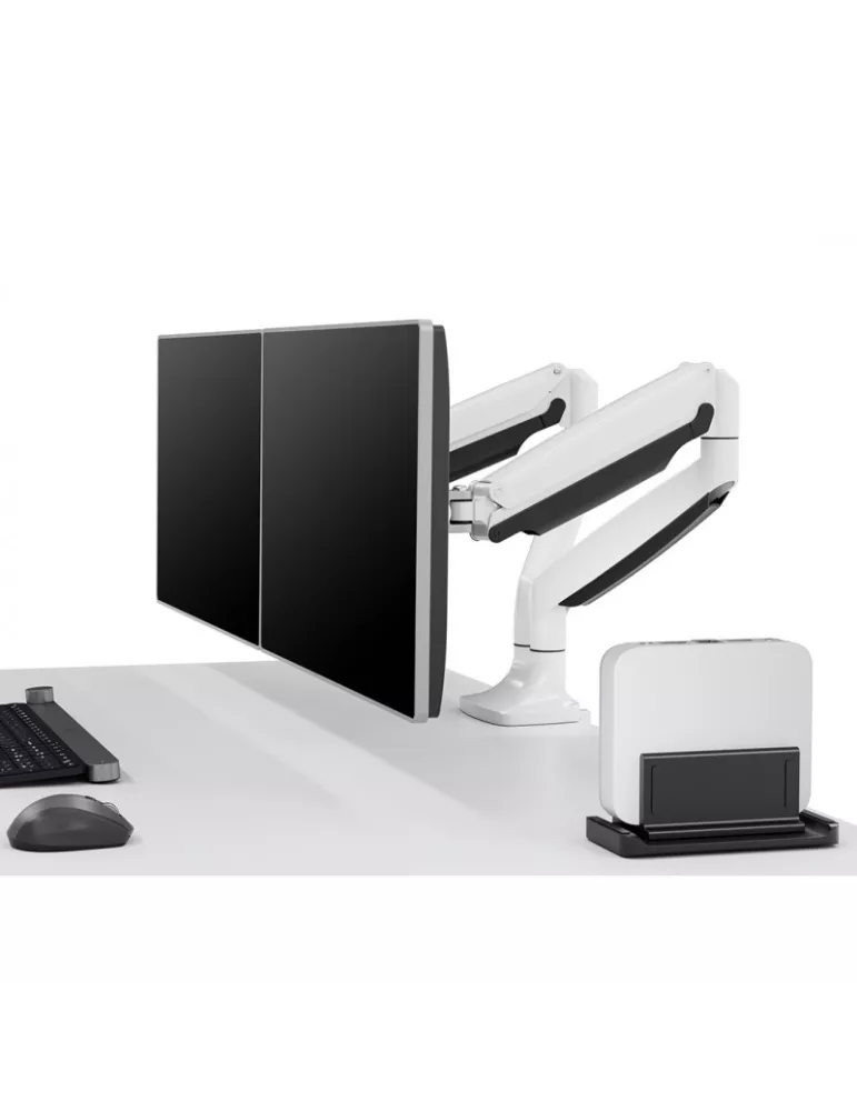 MULTIBRACKETS 7086 Table support Multibrackets Deskmount Gas Spring Dual - 2 screens 15  - 27  VESA Max 100x100 MULTIBRACKETS