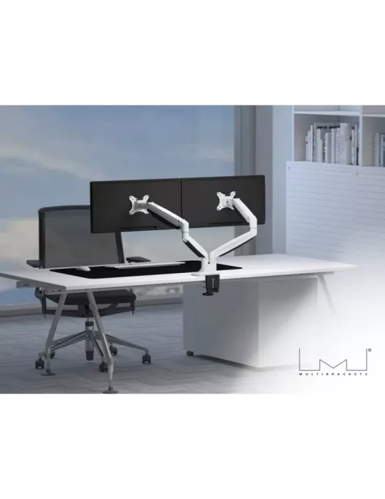 MULTIBRACKETS 7086 Multibrackets Soporte de sobremesa Doble Resorte de Gas - 2 pantallas 15  - 27  VESA Max 100x100 MULTIBRACK