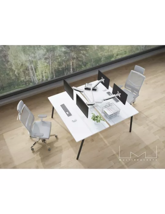 MULTIBRACKETS 7086 Tischständer Multibrackets Deskmount Gas Spring Dual - 2 Bildschirme von 15  - 27  VESA Max 100x100 MULTIBR