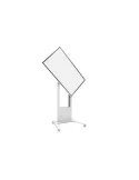 MULTIBRACKETS 9073 Motorisierter mobiler Ständer FloorStand 120kg Weiß Flip 2 mit Rack und Kamerahalterung MULTIBRACKETS MUL90