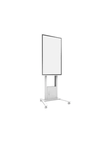 MULTIBRACKETS 9073 FloorStand 120kg Blanco Flip 2 soporte móvil motorizado con Rack y soporte de cámara MULTIBRACKETS MUL9073 2