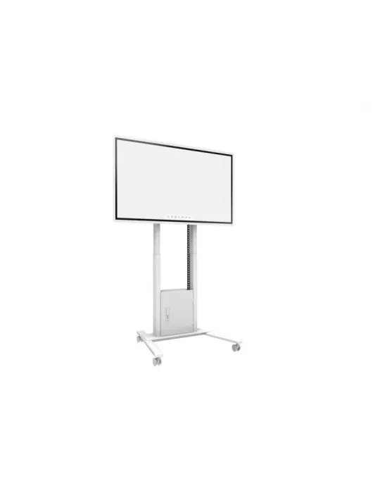 MULTIBRACKETS 9073 FloorStand 120kg White Flip 2 motorized mobile stand with Rack and camera support MULTIBRACKETS MUL9073 | M