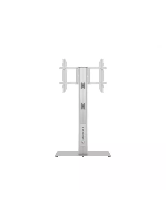 MULTIBRACKETS 0877 Support sol avec multiprises Multibrackets Public Display Stand 145 HD Single Floorbase Silver - écran 50 -