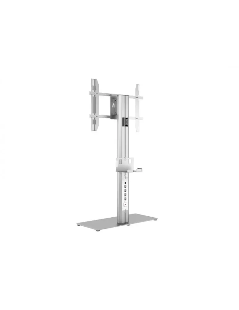 MULTIBRACKETS 0877 Support sol avec multiprises Multibrackets Public Display Stand 145 HD Single Floorbase Silver - écran 50 -