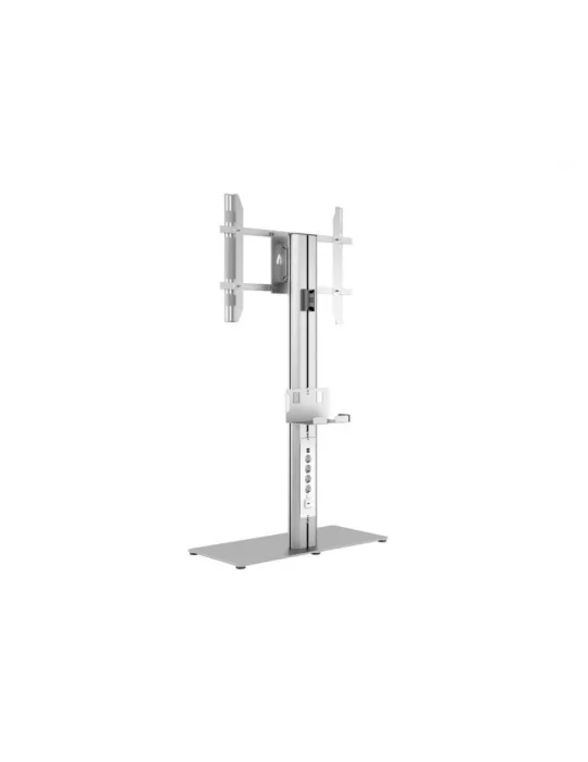 MULTIBRACKETS 0877 Support sol avec multiprises Multibrackets Public Display Stand 145 HD Single Floorbase Silver - écran 50 -