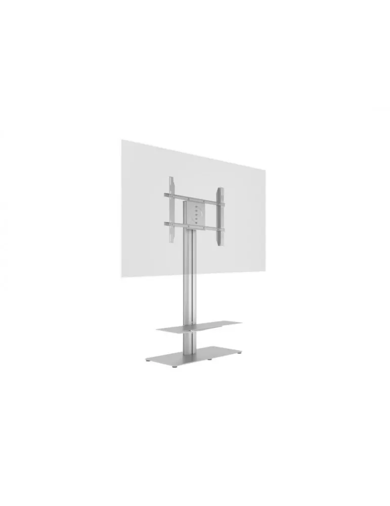 MULTIBRACKETS 0877 Support sol avec multiprises Multibrackets Public Display Stand 145 HD Single Floorbase Silver - écran 50 -