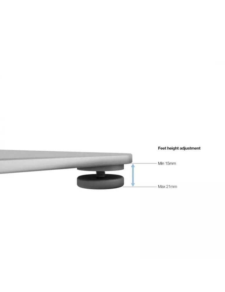 MULTIBRACKETS 0877 Support sol avec multi prises Multibrackets Public Display Stand 145 HD Single Floorbase Silver - écran 50
