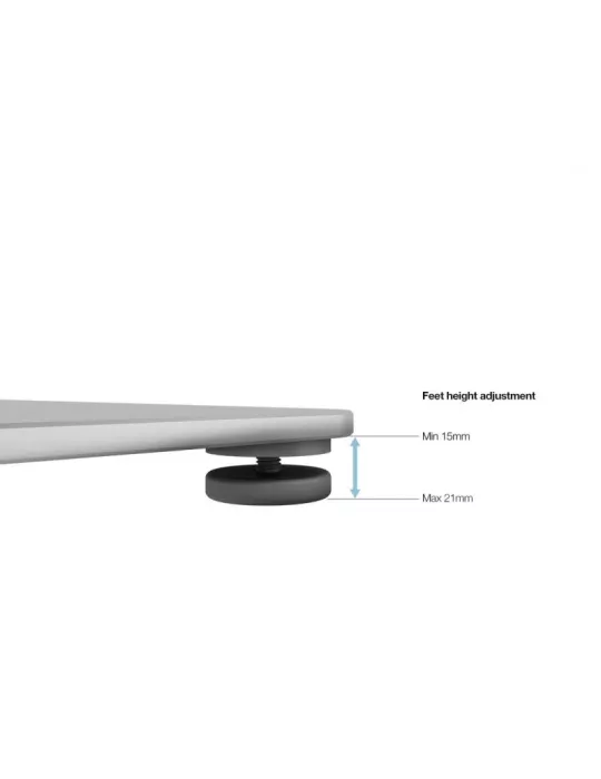 MULTIBRACKETS 0877 Support sol avec multiprises Multibrackets Public Display Stand 145 HD Single Floorbase Silver - écran 50 -