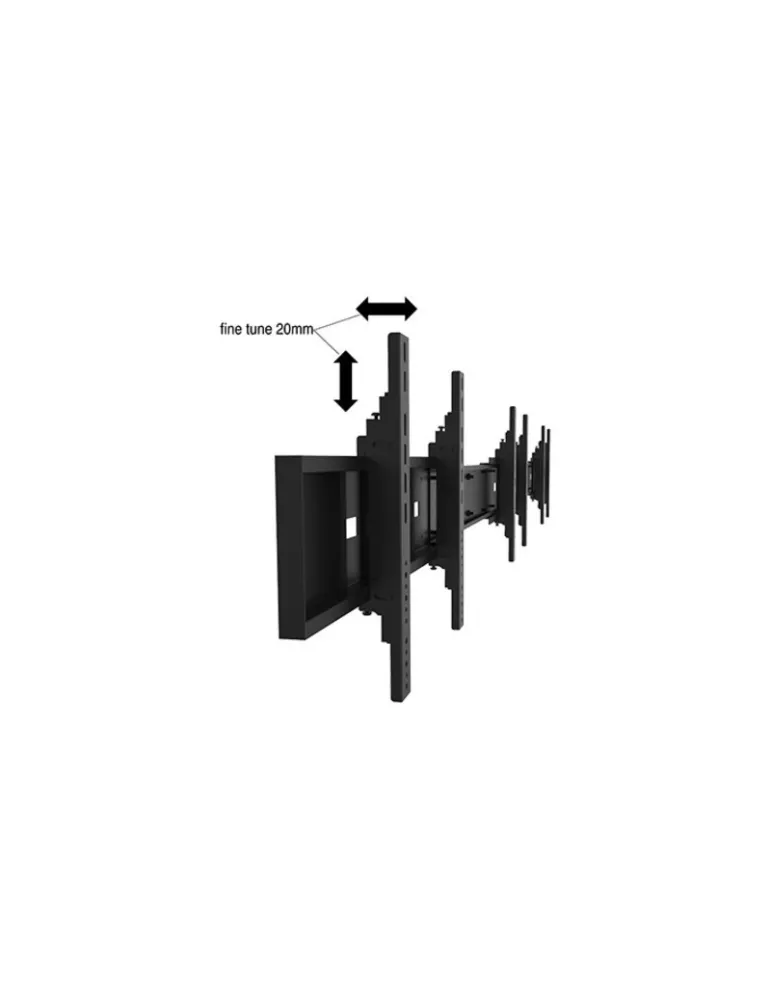 MULTIBRACKETS 0933 Support sol Multibrackets Public Video Wall Stand - 16 écrans 40 -55  VESA Max 800x400 MULTIBRACKETS MUL093