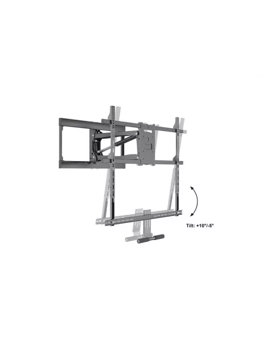 MULTIBRACKETS 4301 Support mural Articule Multibrackets Pull Down Full Motion Flexarm XL pour Ecran 55"-86" - Max 40kg VESA 800