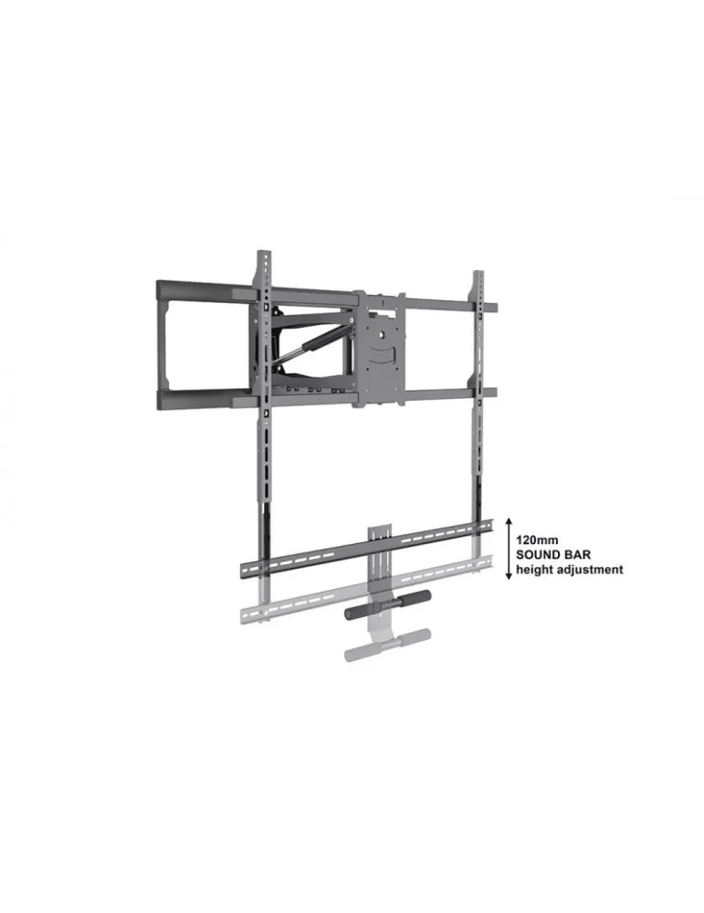 MULTIBRACKETS 4301 Support mural Articule Multibrackets Pull Down Full Motion Flexarm XL pour Ecran 55"-86" - Max 40kg VESA 800