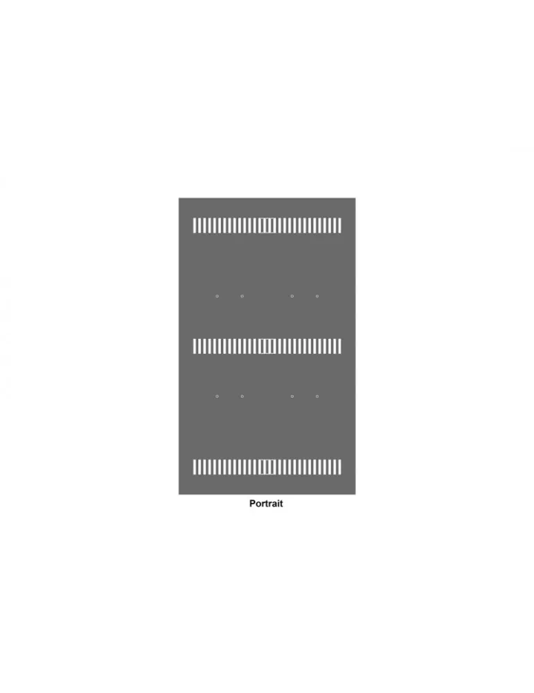MULTIBRACKETS 1164 Plaque arrière cadre Multibrackets Enclosure 49" Back Plate Medium Black REF