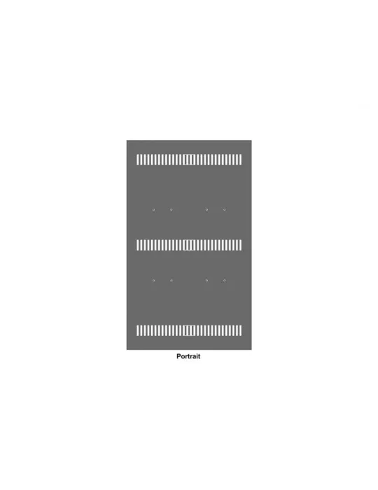 MULTIBRACKETS 1164 Rückplatte Rahmen Multibrackets Enclosure 49  Back Plate Medium Black REF MULTIBRACKETS MUL1164 | MusicGood