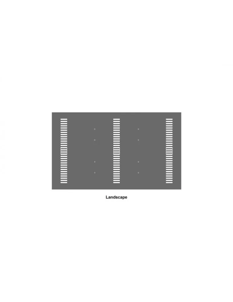 MULTIBRACKETS 1164 Plaque arrière cadre Multibrackets Enclosure 49" Back Plate Medium Black REF
