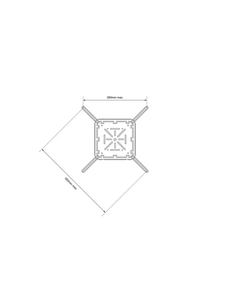 MULTIBRACKETS 0587 Videoprojector ceiling mount Multibrackets Pro HD 40kg Black Ref. MULTIBRACKETS MUL0587 | MusicGoodDeal