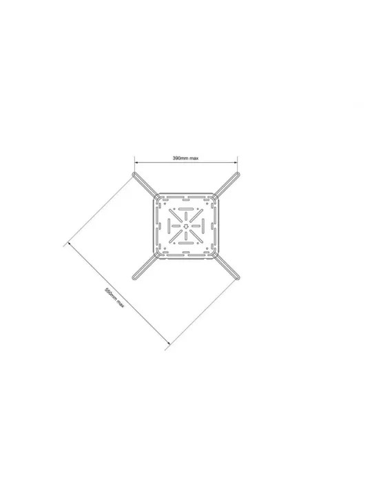MULTIBRACKETS 0587 Videoprojector ceiling mount Multibrackets Pro HD 40kg Black Ref. MULTIBRACKETS MUL0587 | MusicGoodDeal