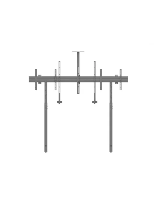 MULTIBRACKETS 3984 Boden-Wandhalter Multibrackets Collaboration - Side by Side mit Brackets - 32 -75 -Bildschirm VESA Max 600x