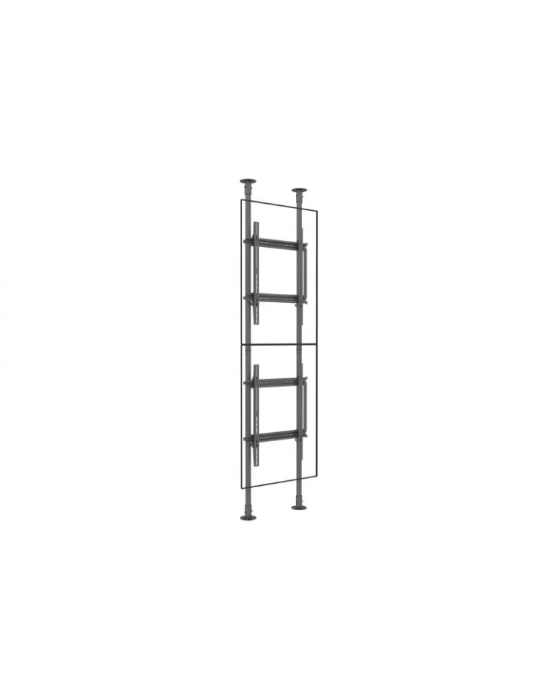 MULTIBRACKETS 7963 Support sol plafond Multibrackets Floor to Ceiling Mount Pro MBFC2P2UHD - 2 écrans 55"-75" VESA Max 600x900