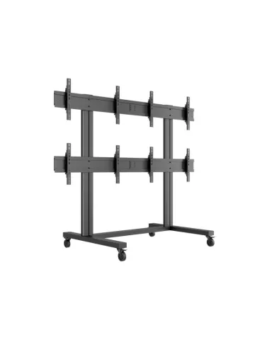 MULTIBRACKETS 9710 Mobiler Bodenständer Multibrackets Public Video Wall Stand - 4 Bildschirme 40 -55  VESA Max 800x400 MULTIBR