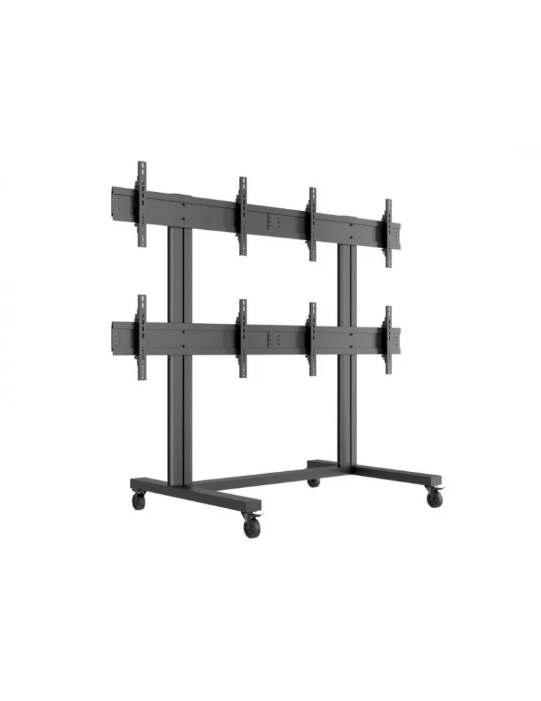 MULTIBRACKETS 9710 Support sol mobile Multibrackets Public Video Wall Stand - 4 screens 40 -55  VESA Max 800x400 MULTIBRACKETS