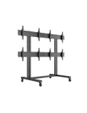 MULTIBRACKETS 9710 Support sol mobile Multibrackets Public Video Wall Stand - 4 screens 40 -55  VESA Max 800x400 MULTIBRACKETS