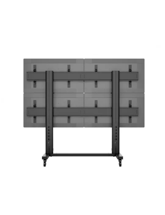 MULTIBRACKETS 9710 Mobiler Bodenständer Multibrackets Public Video Wall Stand - 4 Bildschirme 40 -55  VESA Max 800x400 MULTIBR