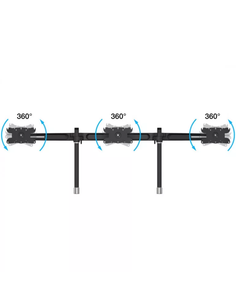 MULTIBRACKETS 1329 Extension for Multibrackets VESA Desktopmount Triple Stand Expansion Kit - 24 -32  screen Vesa Max 200x100