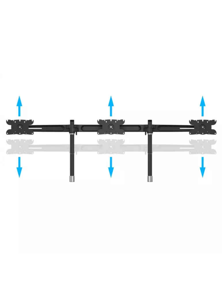 MULTIBRACKETS 1329 Kit de ampliación para soporte triple de sobremesa Multibrackets VESA - Pantalla de 24 -32  Vesa Max 200x10