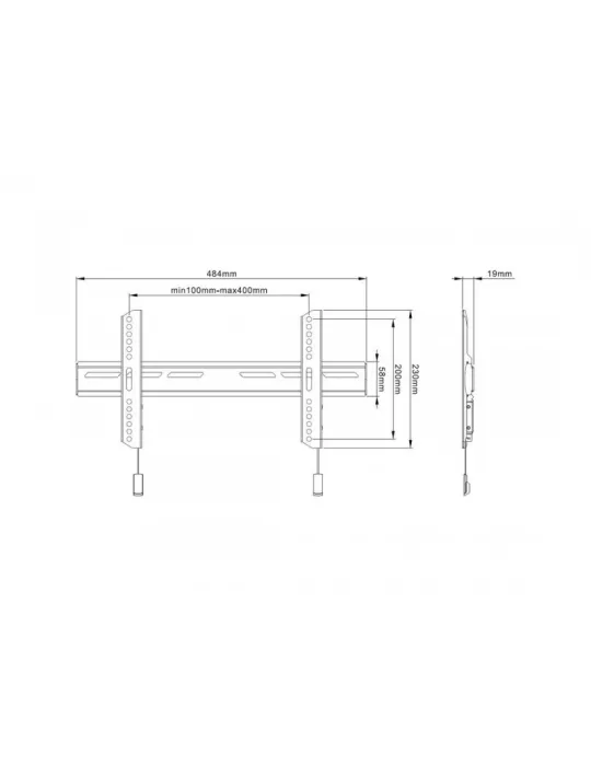 MULTIBRACKETS 6553 Super Slim fixed Multibrackets wall mount for LG OLED 32  - 65  screens MULTIBRACKETS MUL6553 | MusicGoodDe