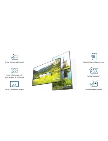 DYNASCAN DS653LT5 65  High brightness LCD   D-LED Full HD 4000 cd m² 24 7 monitor DYNASCAN DYNDS653LT5 | MusicGoodDeal 2