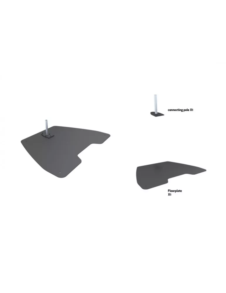 MULTIBRACKETS 2895 Sockel aus Stahl Multibrackets Pro Series Large Floorplate Ref  MULTIBRACKETS MUL2895 | MusicGoodDeal
