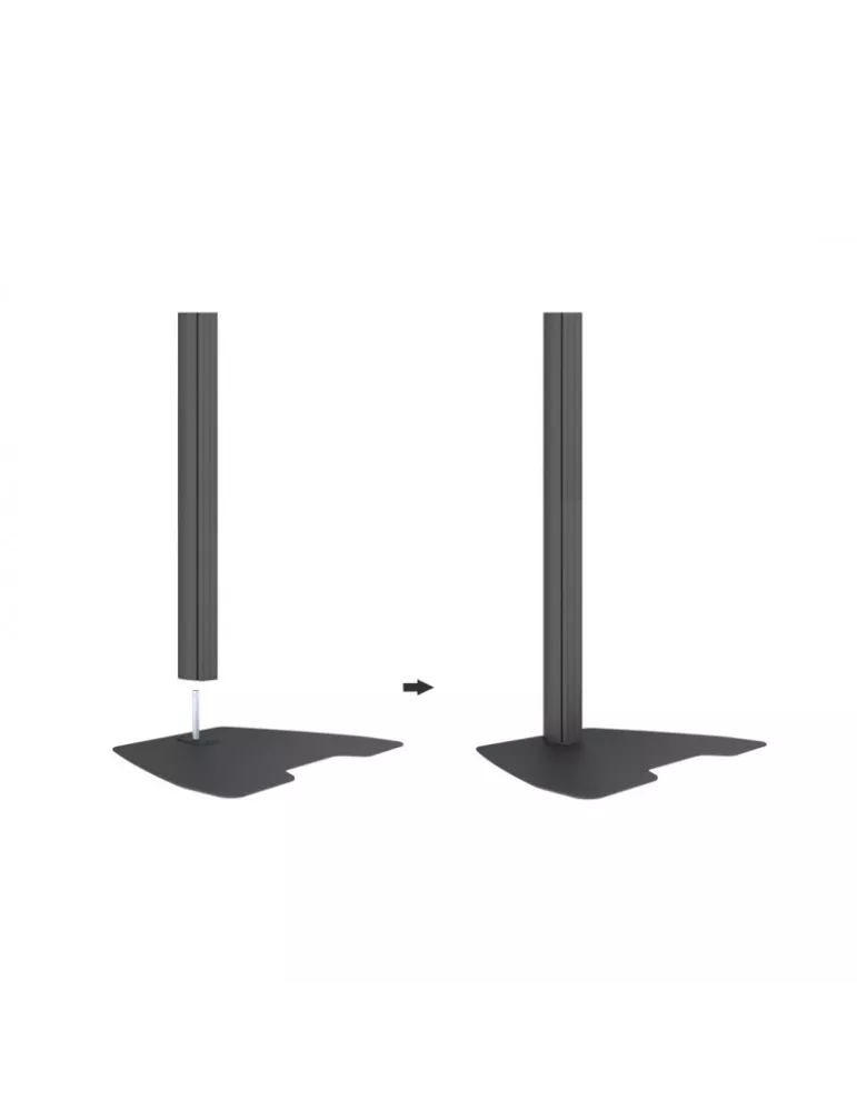 MULTIBRACKETS 2895 Sockel aus Stahl Multibrackets Pro Series Large Floorplate Ref  MULTIBRACKETS MUL2895 | MusicGoodDeal