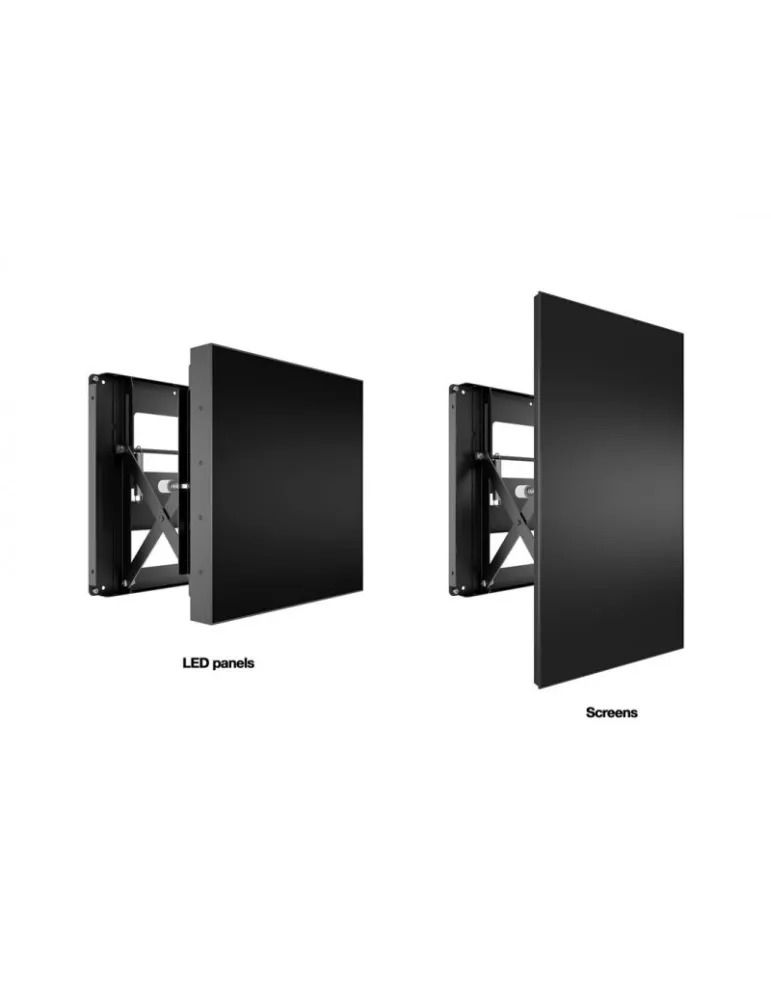 MULTIBRACKETS 0884 Support mural Multibrackets Public Video Wall Mount Push Small - écran 32" - 55" VESA Max 200x200