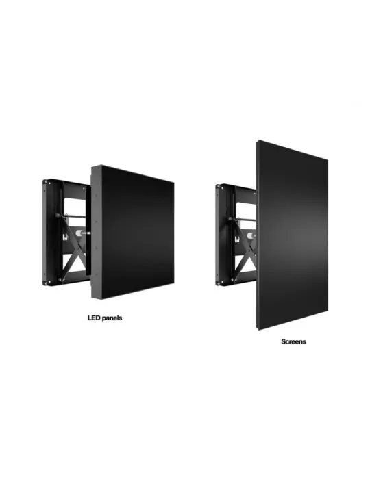 MULTIBRACKETS 0884 Support mural Multibrackets Public Video Wall Mount Push Small - écran 32  - 55  VESA Max 200x200 MULTIBRAC