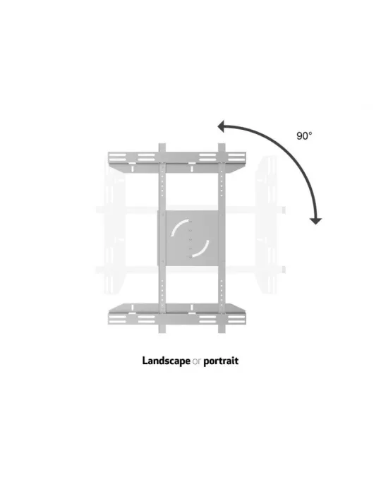 MULTIBRACKETS 6986 Support écran Multibrackets Public Display Stand Single Screen Mount Silver - écran simple VESA Max 800x400