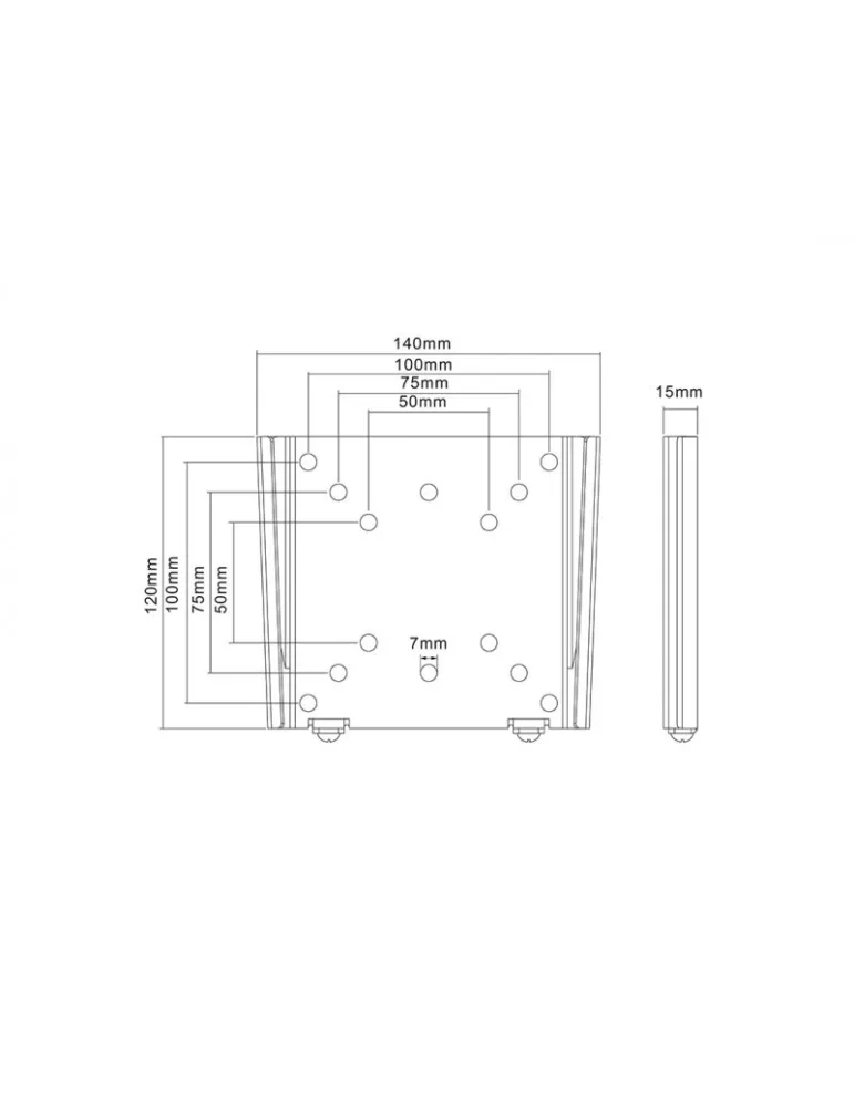MULTIBRACKETS 2988 Multibrackets VESA Wallmount I VESA 50 75 100 REF  MULTIBRACKETS MUL2988 | MusicGoodDeal
