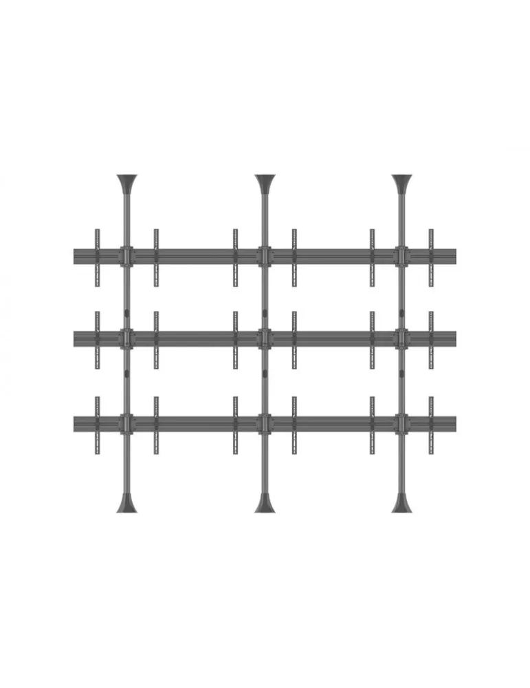 MULTIBRACKETS 6114 Support mur d images sol-plafond Multibrackets Floor to Ceiling Mount Pro MBFC3UX3 - 9 pantallas 40 -65  VE